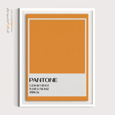 تابلو مناسب لابی - #f89c3e – تابلو رنگ پنتون - اسپو دکور