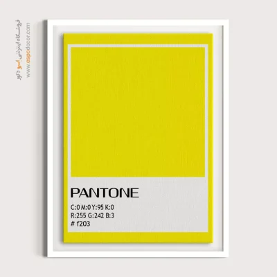 تابلو چشم‌نواز - ‏#203  – تابلو رنگ پنتون - اسپو دکور