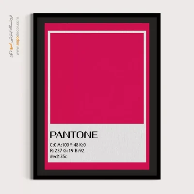 خرید تابلو برای طراحی - ‏#ed135c  – تابلو رنگ پنتون - اسپو دکور