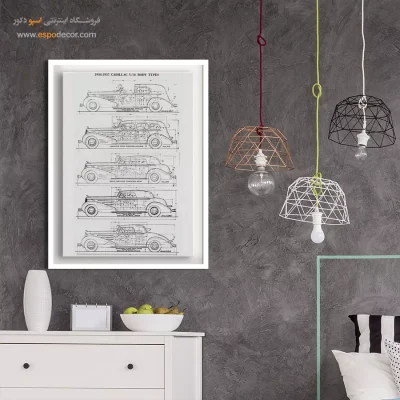 ذهن‌های مکانیکی – تابلو طرح اختراعات - تابلو طراحی اختراع شیک ارزان - اسپو دکور