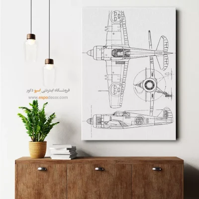 چرخش‌های علمی – تابلو طرح اختراعات - خرید تابلو برای هدیه - اسپو دکور