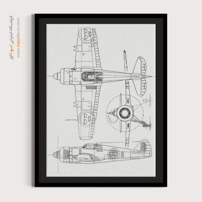 چرخش‌های علمی – تابلو طرح اختراعات - خرید تابلو برای هدیه - اسپو دکور