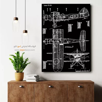 چشم‌انداز اختراعات – تابلو طرح اختراعات - تابلو هدیه خاص - اسپو دکور