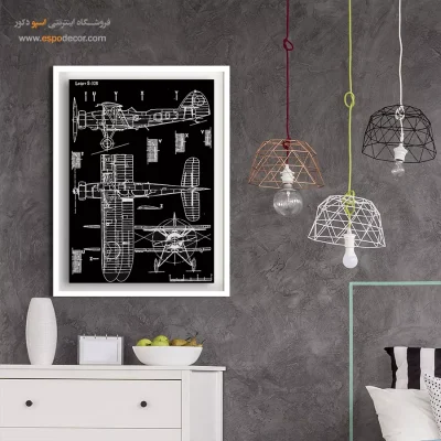 چشم‌انداز اختراعات – تابلو طرح اختراعات - تابلو هدیه خاص - اسپو دکور