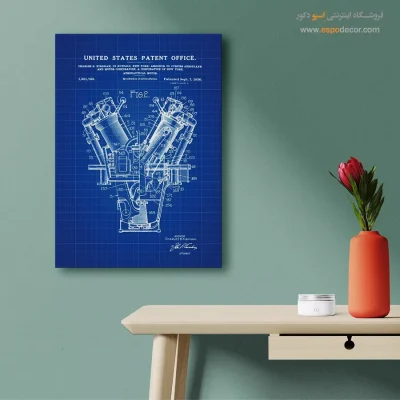 تخیل تا تکنولوژی – تابلو طرح اختراعات - هدیه مناسب فارغ‌التحصیلی - اسپو دکور