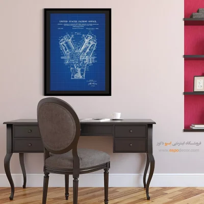 تخیل تا تکنولوژی – تابلو طرح اختراعات - هدیه مناسب فارغ‌التحصیلی - اسپو دکور