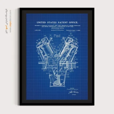 تخیل تا تکنولوژی – تابلو طرح اختراعات - هدیه مناسب فارغ‌التحصیلی - اسپو دکور