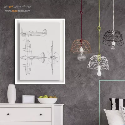 نبوغ مهندسی – تابلو طرح اختراعات - هدیه خلاقانه تابلو - اسپو دکور