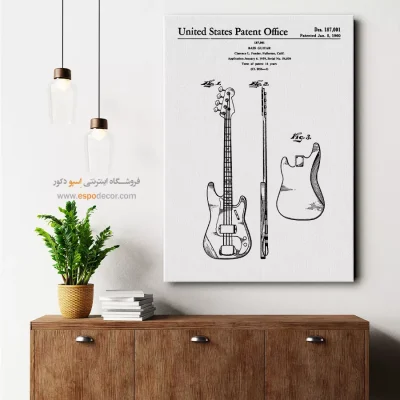 جادوی مکانیک – تابلو طرح اختراعات - تابلو سفارشی برای منزل - اسپو دکور