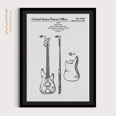 جادوی مکانیک – تابلو طرح اختراعات - تابلو سفارشی برای منزل - اسپو دکور