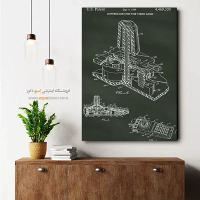 تجسم خلاقیت علمی – تابلو طرح اختراعات - تابلو فنی با اصالت - اسپو دکور