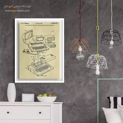 تصاویر شاهکارها – تابلو طرح اختراعات - مواد با کیفیت تابلو - اسپو دکور