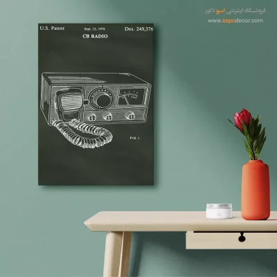 نقاشی‌های مکانیکی – تابلو طرح اختراعات - کیفیت مرغوب تابلو - اسپو دکور