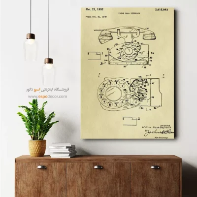 ماشین‌های ماندگار – تابلو طرح اختراعات - تابلو طراحی اختراع با طرح علمی - اسپو دکور