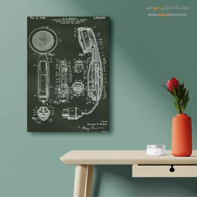 پیشگامان مهندسی – تابلو طرح اختراعات - تابلو طراحی اختراع با طرح قدیمی - اسپو دکور