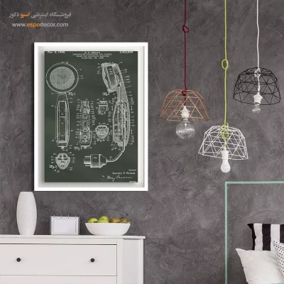 پیشگامان مهندسی – تابلو طرح اختراعات - تابلو طراحی اختراع با طرح قدیمی - اسپو دکور