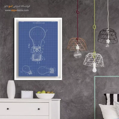 خطوط جادوی مکانیک – تابلو طرح اختراعات - راهنمای خرید تابلو طراحی اختراع - اسپو دکور