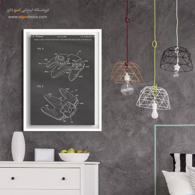 تابلو طراحی اختراع دیواری شیک