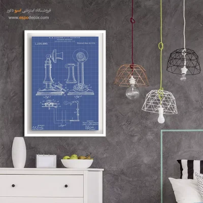 عصر خلاقیت – تابلو طرح اختراعات - تابلو طراحی اختراع دیواری برای خرید - اسپو دکور