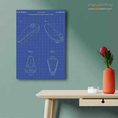 چرخش علم – تابلو طرح اختراعات - آثار طراحی اختراع - اسپو دکور