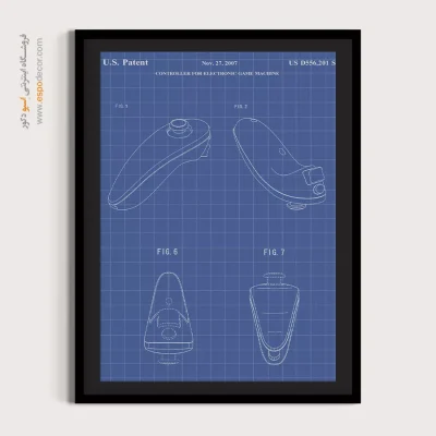 چرخش علم – تابلو طرح اختراعات - آثار طراحی اختراع - اسپو دکور