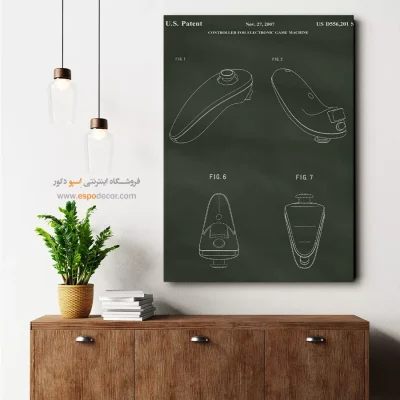 نوآوری – تابلو طرح اختراعات - نقشه مهندسی - اسپو دکور