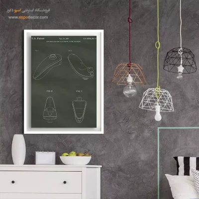 نوآوری – تابلو طرح اختراعات - نقشه مهندسی - اسپو دکور