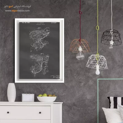 طرح‌های مکانیکی – تابلو طرح اختراعات - خرید هدیه علمی - اسپو دکور