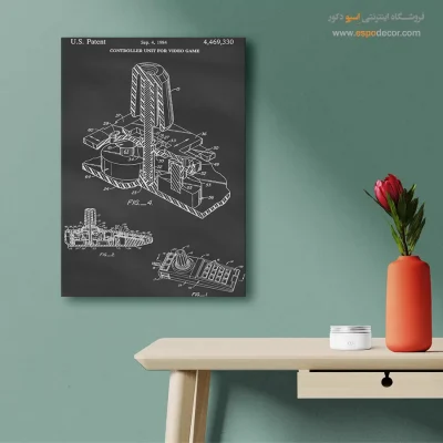 علم در هنری – تابلو طرح اختراعات - خرید دیوارکوب فنی - اسپو دکور