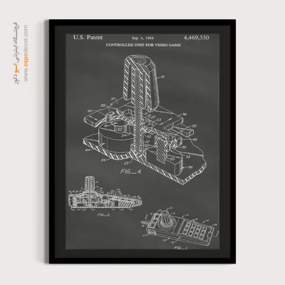 علم در هنری – تابلو طرح اختراعات - خرید دیوارکوب فنی - اسپو دکور