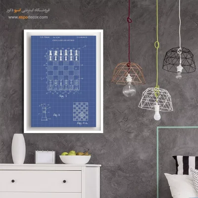 خلاقیت نابغه‌ها – تابلو طرح اختراعات - خرید دکور الهام‌بخش - اسپو دکور