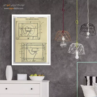 نبوغ تصویری – تابلو طرح اختراعات - دیزاین تکنولوژیک - اسپو دکور