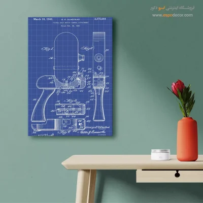 تفکر هنری – تابلو طرح اختراعات - تابلو با کیفیت - اسپو دکور