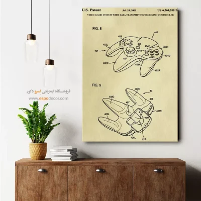 دانش تا خلاقیت – تابلو طرح اختراعات - خرید تابلو با طراحی دیجیتال - اسپو دکور