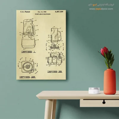 خرید اینترنتی تابلو پتنت برای اتاق کار