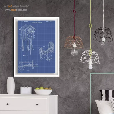 نور – تابلو طرح اختراعات - قیمت تابلو طراحی اختراع برای دکوراسیون داخلی - اسپو دکور