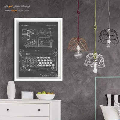 ایده ناب نوین – تابلو طرح اختراعات - سفارش تابلو علمی برای دکوراسیون داخلی - اسپو دکور