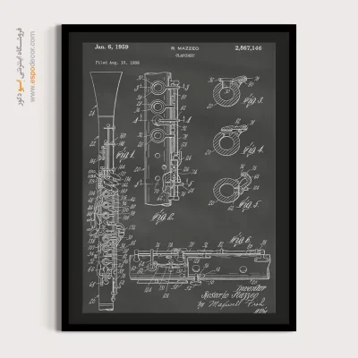 راز دانش آینده‌نگر – تابلو طرح اختراعات - خرید اینترنتی تابلو اختراعات نوین برای اتاق کار - اسپو دکور