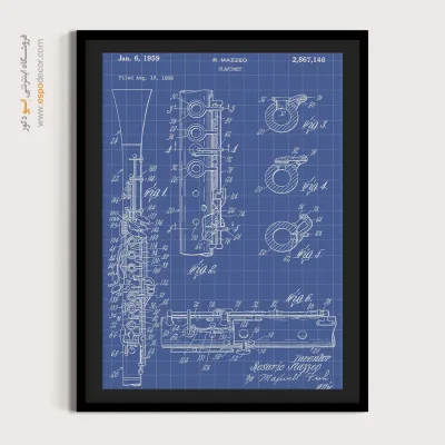 الهام روشن خلاق – تابلو طرح اختراعات - خرید عمده تابلو طراحی اختراع برای اتاق کار - اسپو دکور