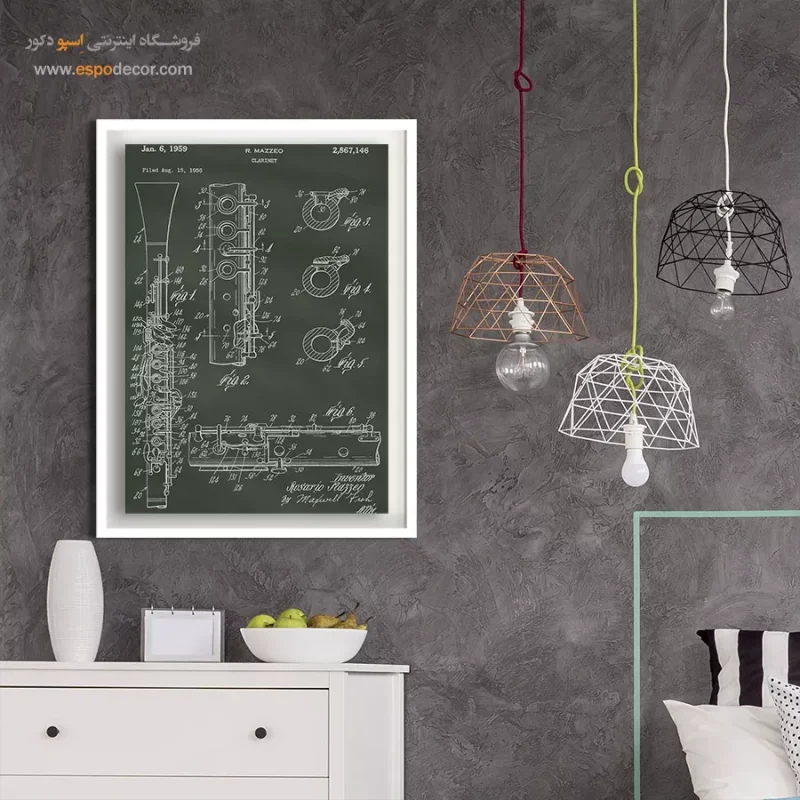 خرید آنلاین تابلو طراحی اختراع برای دکوراسیون داخلی