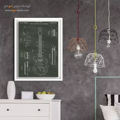 فراتر از زمان خاص – تابلو طرح اختراعات - خرید عمده تابلو اختراعات فنی برای دیوار اتاق - اسپو دکور