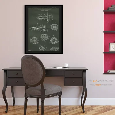 چشم‌انداز آینده – تابلو طرح اختراعات - مرکز خرید تابلو اختراعات فنی برای هدیه تولد - اسپو دکور