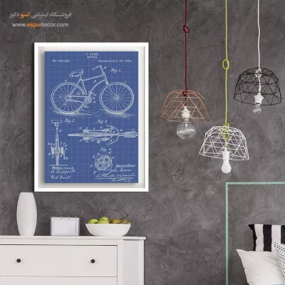 ذهن برتر برنزی – تابلو طرح اختراعات - مرکز خرید تابلو طراحی اختراع برای هدیه تولد - اسپو دکور