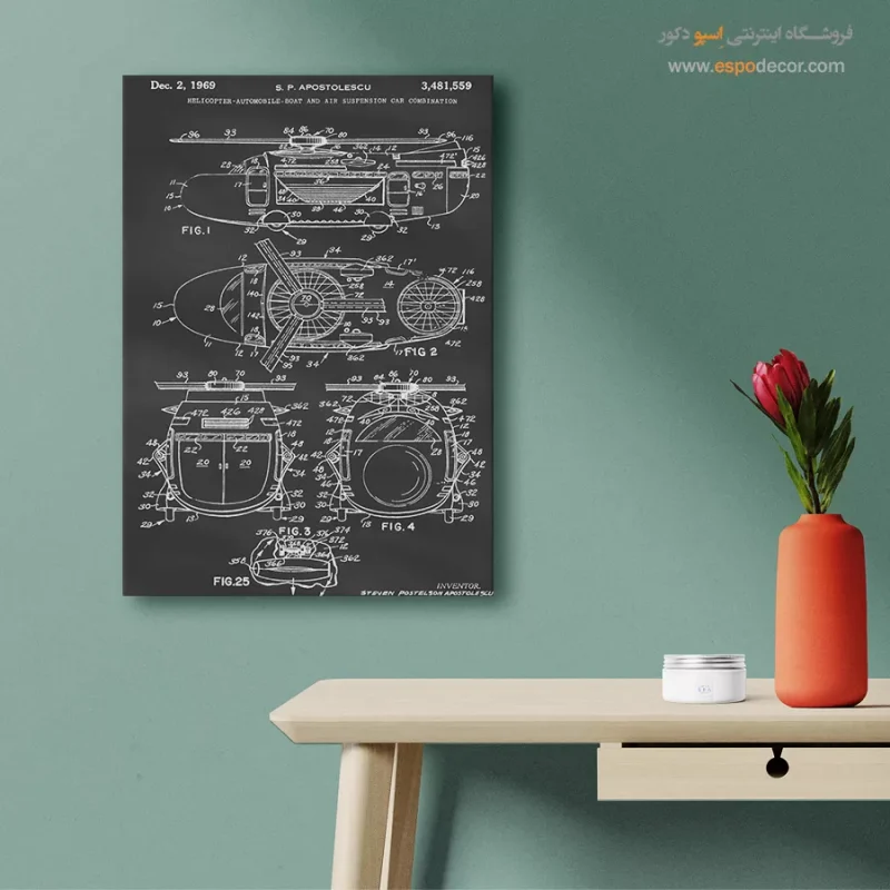 مرکز خرید تابلو اختراعات نوین برای هدیه تولد