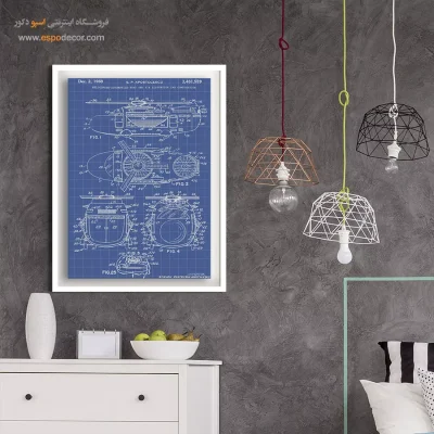 ذهن برتر خاص – تابلو طرح اختراعات - خرید تابلو بوم طراحی اختراع - اسپو دکور