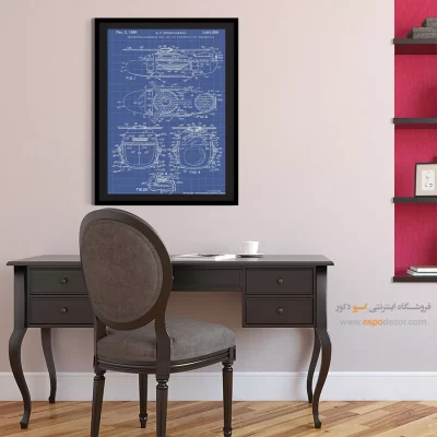 ذهن برتر خاص – تابلو طرح اختراعات - خرید تابلو بوم طراحی اختراع - اسپو دکور