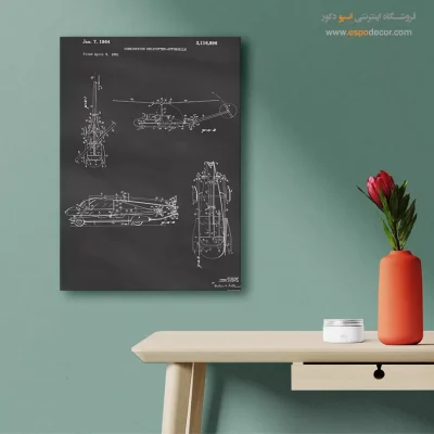 ایده ناب برنزی – تابلو طرح اختراعات - خرید اینترنتی تابلو طراحی اختراع برای دیوار اتاق - اسپو دکور