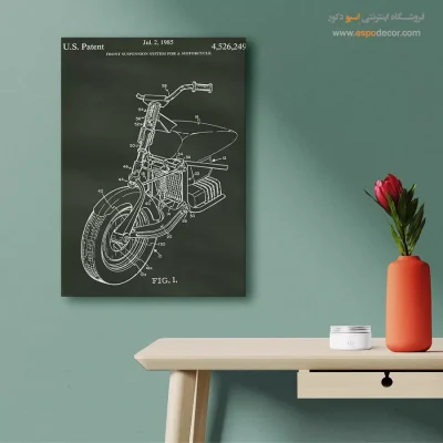 خلق نو – تابلو طرح اختراعات - قیمت تابلو اختراعات فنی برای محل کار - اسپو دکور