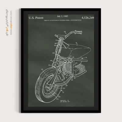 خلق نو – تابلو طرح اختراعات - قیمت تابلو اختراعات فنی برای محل کار - اسپو دکور