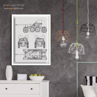 ایده – تابلو طرح اختراعات - خرید اینترنتی تابلو اختراعات نوین برای دیوار اتاق - اسپو دکور